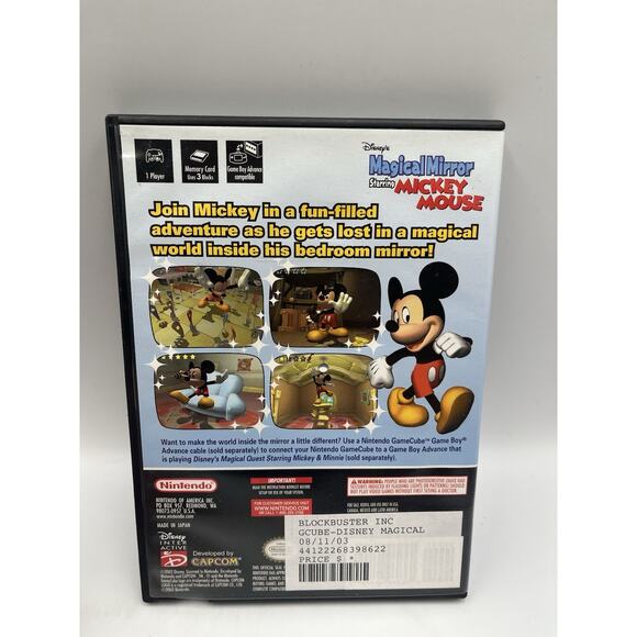 Disney's Magical Mirror Starring Mickey Mouse (Nintendo GameCube, 2002) - Picture 2 of 7